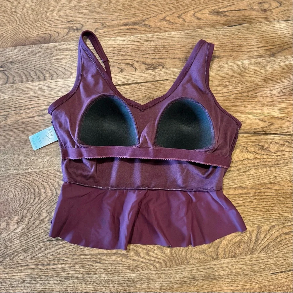 Kona Sol Peplum Swimsuit Top - Picture 5 of 6